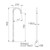 Felton Collection Luna Bath Filler Free Standing Spout only 01 Chrome