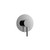 Halo Shower Mixer 120mm Chrome
