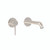Linea Wall Mounted Basin / Bath Mixer Brushed Stainless