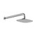 Que Rain Head Wall Mounted 450mm Chrome