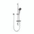 Slique Single Spray Slide Shower Chrome