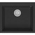 Duro Granite Naples Single Bowl Sink Black WBP761103