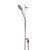Prestigio Multi Spray Handshower Set Separate Elbow Round Brushed Nickel