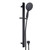 Main Image Prestigio Single Spray Handshower Set Separate Elbow Round Head Black