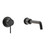 Tate Wall Mounted Basin/Bath Mixer 180mm Black