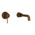 Tate Wall Mounted Basin/Bath Mixer 180mm Brushed Bronze