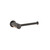 Tate Toilet Roll Holder Black / Gloss Black