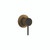 Tate Shower Mixer Brushed Bronze / Black