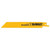 Bi-Metal Reciprocating Saw Blade Straight Back 10Tpi 150mm 5 Pack DW4806