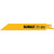 Bi-Metal Reciprocating Saw Blade Straight Back 14Tpi 150mm 5 Pack DW4808