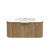 Serifos Swift Wall Hung Vanity 900mm 1 Drawer Baroque
