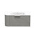 Serifos Swift Wall Hung Vanity 900mm 1 Drawer Bernini Marble Right