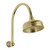 Cromford High-Rise Shower Arm & Rose Brushed Gold