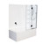 Evora Freestanding Shower Over Bath Corner Contour Plus Wall Right Hand