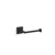 Square Toilet Paper Holder Matte Black