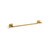 Square Towel Bar 457mm Brushed Moderne Brass