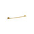 Square Towel Bar 610mm Brushed Moderne Brass