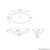 Ovo Vessel Basin 580mm Brick