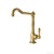 Regal Kitchen Mixer 1 Hole Raw Brass Metal Lever