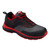 Leopard Lace Up Safety Jogger Black/Red Size 9