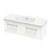 Array Berlin Nera Vanity 1215 Single Drawer White Satin
