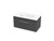 Array Berlin Serifos Vanity 900 Single Drawer With Internal Drawer Slate