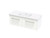 Array Berlin Serifos Vanity 1200 Single Drawer White Satin