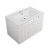 Camden Wall Hung Vanity 1 Drawer 750mm Ceramic Matte White