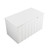 Camden Wall Hung Vanity 1 Drawer 850mm Solid Surface Matte White