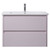 Crawford Wall Hung Vanity 2 Drawer 800mm Ceramic Top Custom Colour