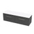 Array Berlin Pro Vanity 1500 Double Bowl Single Drawer With Internal Drawer Slate