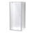 Millennium Shower Enclosure Kit 1000 x 900mm 2 Sided 900 Door Flat Wall Satin