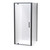Millennium Shower Enclosure Kit 1000 x 900mm 2 Sided 900 Door Flat Wall Black