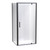 Millennium Shower Enclosure Kit 1000 x 900mm 2 Sided Tile 1000 Door Black Centre Waste