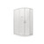 Valencia Elite Shower Round Sliding 12 x 9 Sat Corner RH Centre Waste 706766A-SS