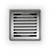 Elegance Tile Floor Waste Straight Stainless Steel 100mm