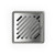 Elegance Tile Floor Waste Diagonal Stainless Steel 100mm