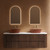 Galaxy Backlit Mirror 450mm Arch LED