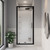 Brighton Corner Moulded Wall 900 x 900mm 3 Sided Black