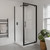 Brighton Flat Liner 1000 x 1000mm 2 Sided Black