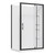 Brighton Moulded Wall Right Hand 1200 x 900mm 2 Sided Black