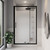 Brighton Corner Moulded Wall 1200 x 900mm 3 Sided Black