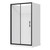 Brighton Slider Flat Liner 1200 x 900mm 3 Sided Black