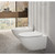 Sfera Wall Hung Toilet Suite 545 x 350mm Matte White Concealed Inlet VSF54RSL.BM