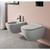 Sfera Wall Hung Toilet Suite 545 x 350mm Matte Cement Concealed Inlet VSF54RSL.CS