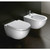 Sfera Thick Seat Wall Hung Toilet Suite 545 x 350mm Gloss White Concealed Inlet VSF54RST