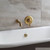 Regal Shower Mixer Raw Brass Organic/Metal Lever