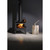 LTD Wee Rad - Leg Freestanding Wood Fire Metallic Black