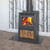 Tiny Rad - Woody Freestanding Wood Fire Metallic Black