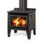 Wee Rad - Leg Freestanding Wood Fire Metallic Black